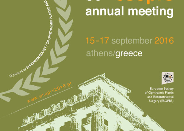 35ο ΠAΝΕΥΡΩΠΑΙΚΟ ΣΥΝΕΔΡΙΟ ΟΦΘΑΛΜΙΚΗΣ ΠΛΑΣΤΙΚΗΣ & ΕΠΑΝΟΡΘΩΤΙΚΗΣ ΧΕΙΡΟΥΡΓΙΚΗΣ